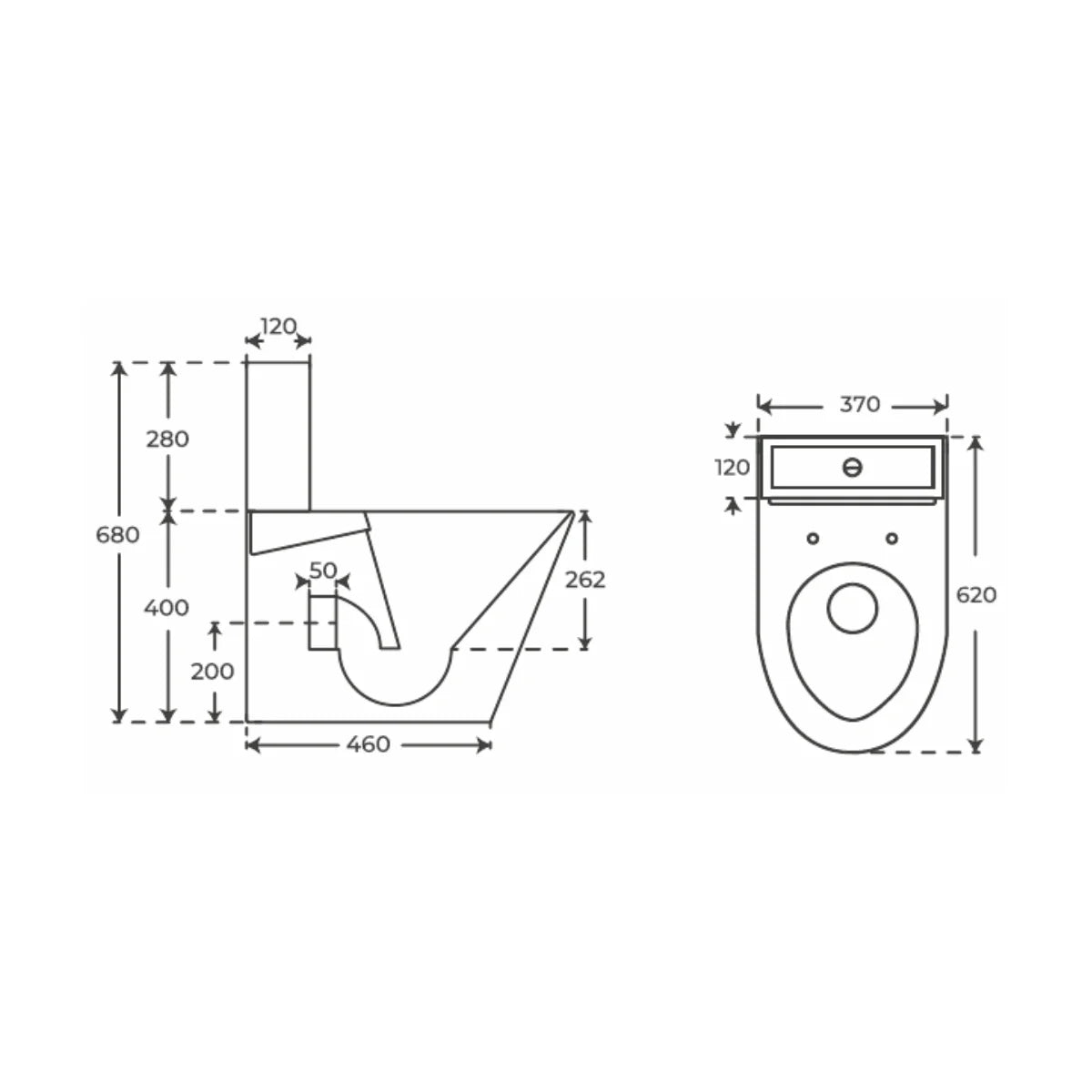 Inodoro de acero inoxidable negro Neus - Thebath