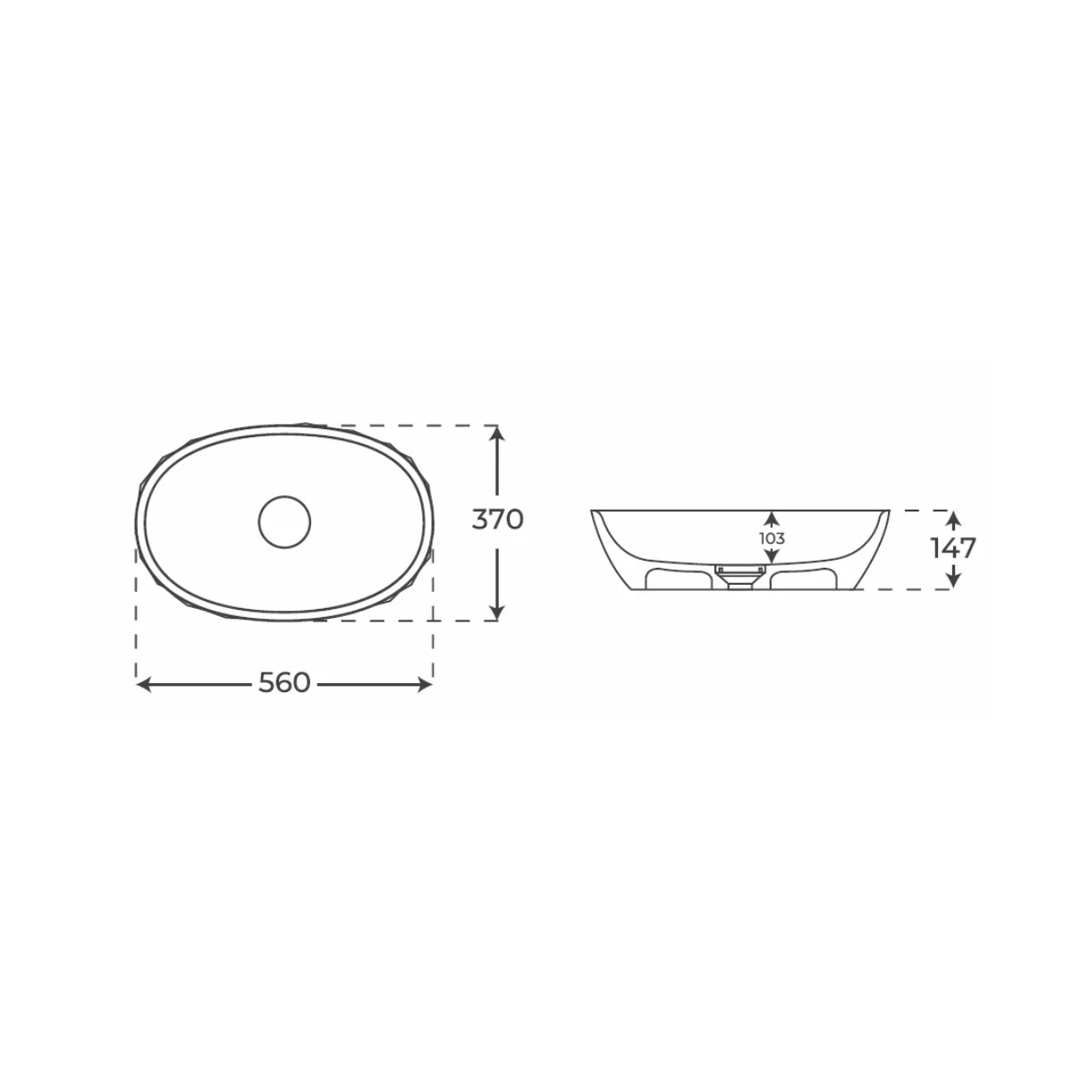 Lavatório moderno Saiko