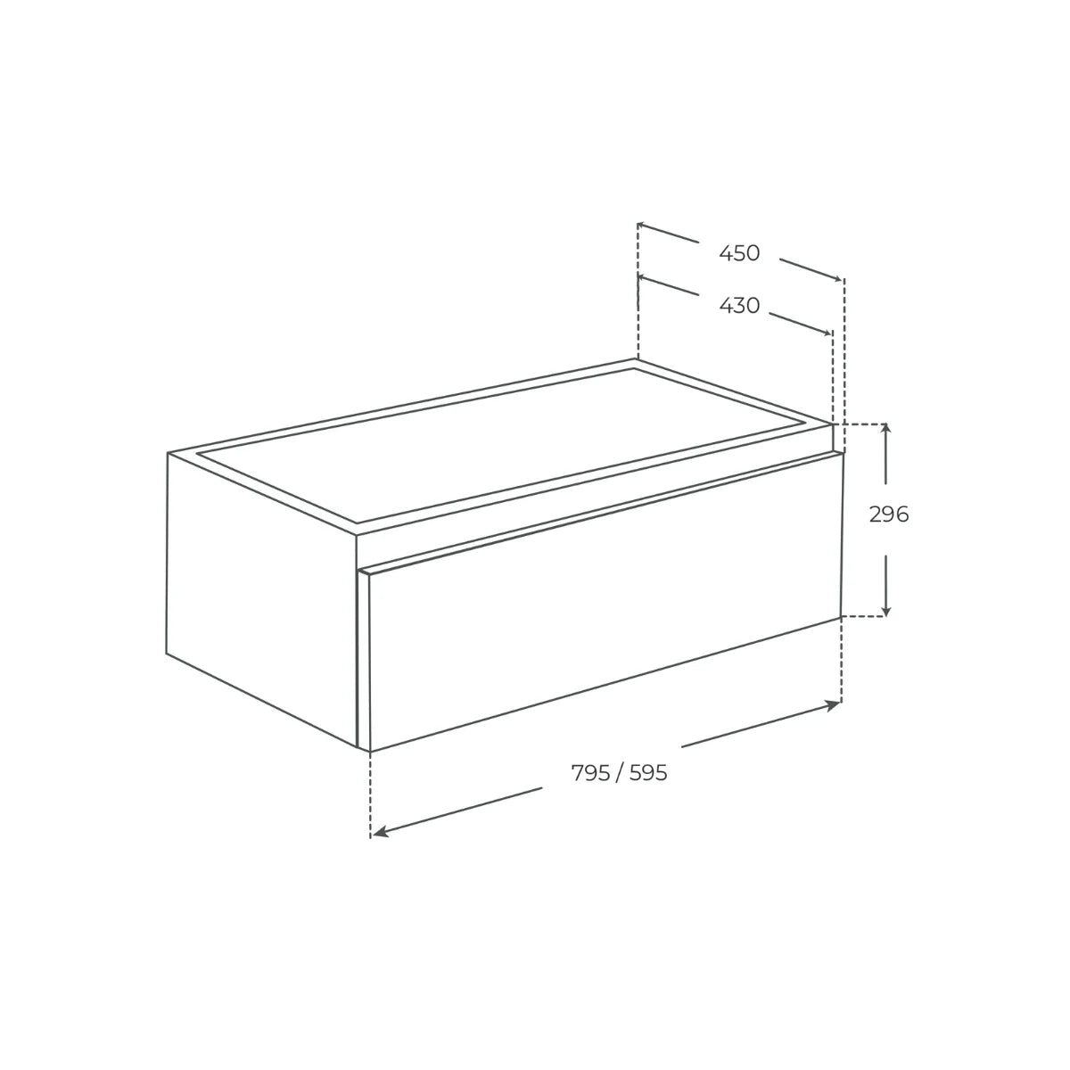Módulo Siurana sin lavabo - Thebath