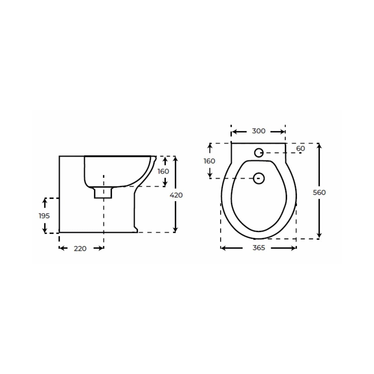 Bidet antiguo Olimpia - Thebath