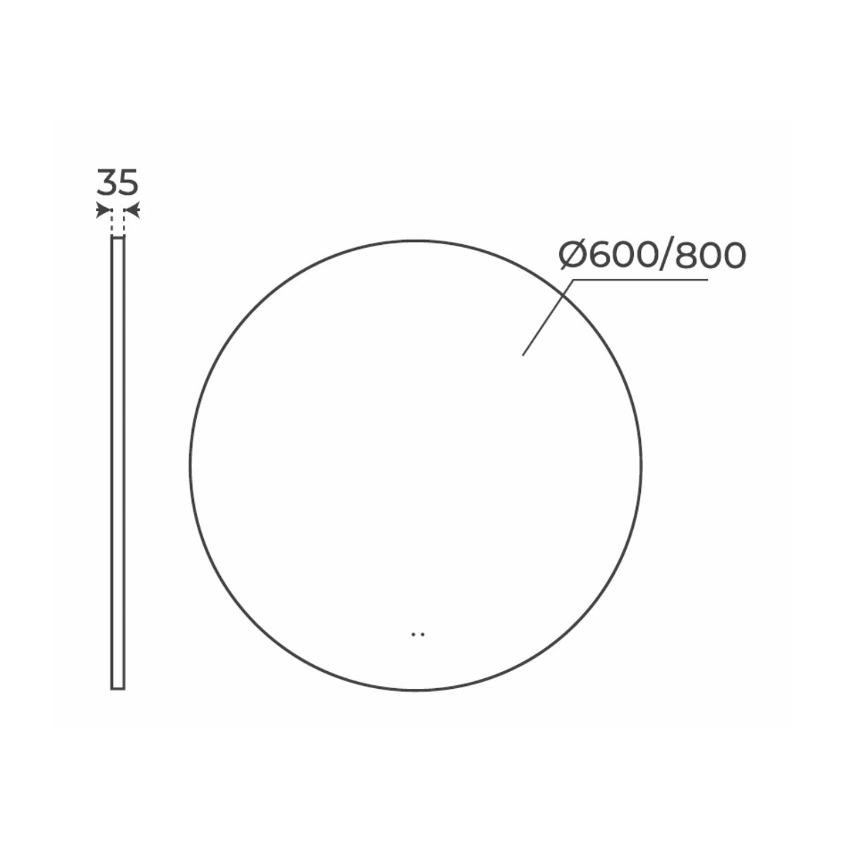 Espejo con sensor de movimiento Chiara - Thebath