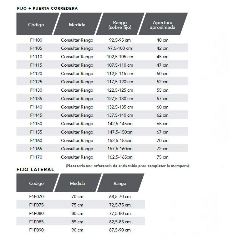 Mampara de ducha rectangular Sena - Thebath