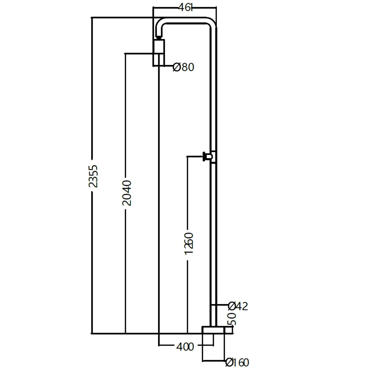 Ducha de exterior Pool - Thebath