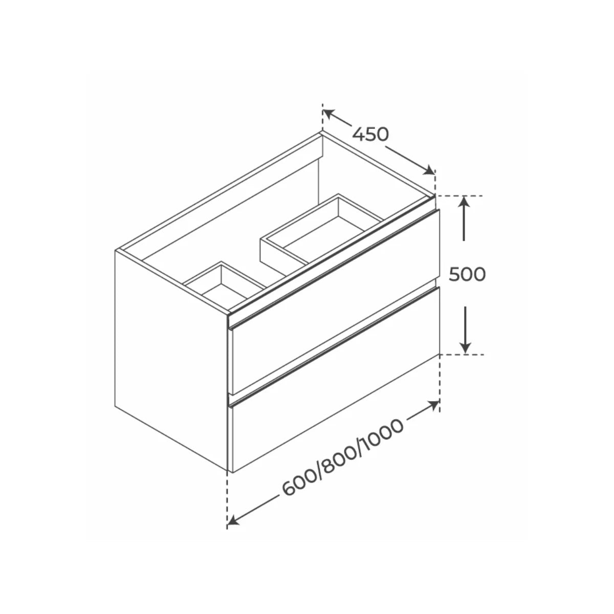 Mueble de baño colgado Soho - Thebath