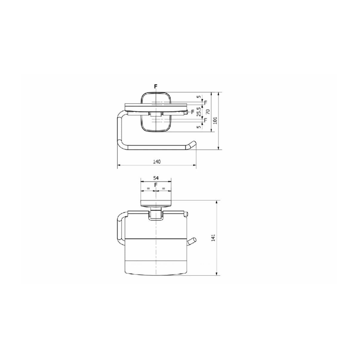 Portarrollos papel higienico - Thebath