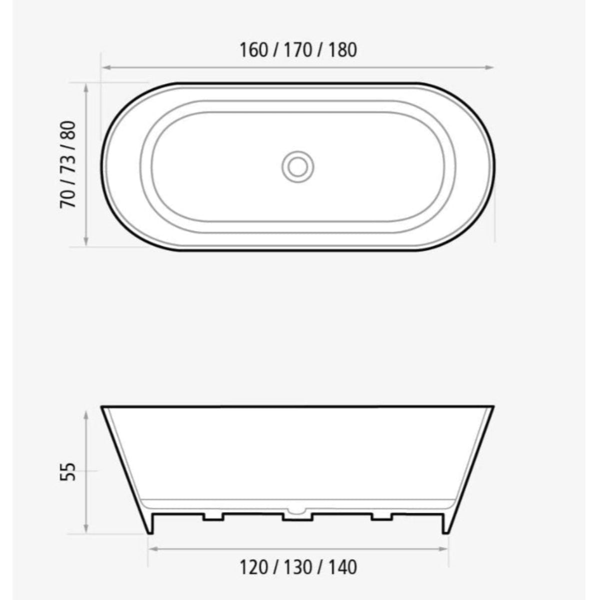 Bañera mate Pandora - Thebath