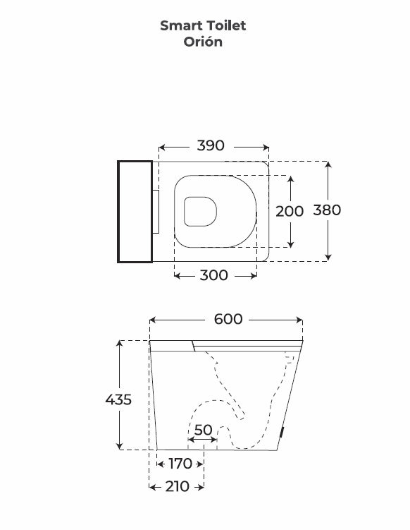 Inodoro japonés Orion - Thebath