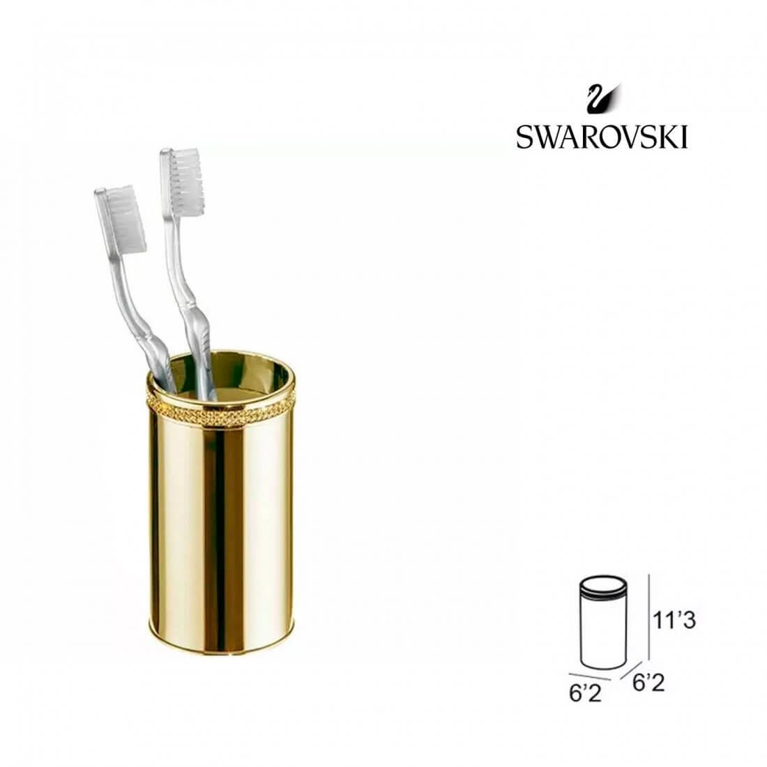 Accesorios baño con cristales Swarovski