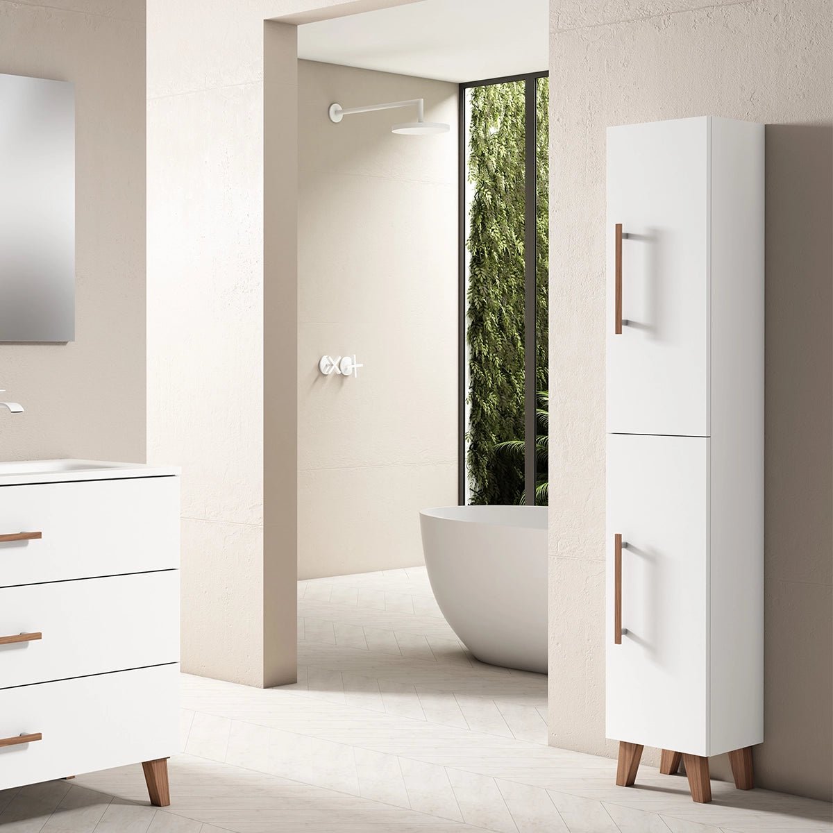 Columna baño con patas Fusta - Thebath