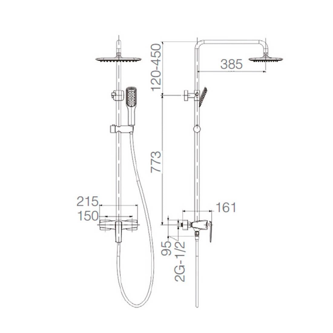 Columna ducha Escocia