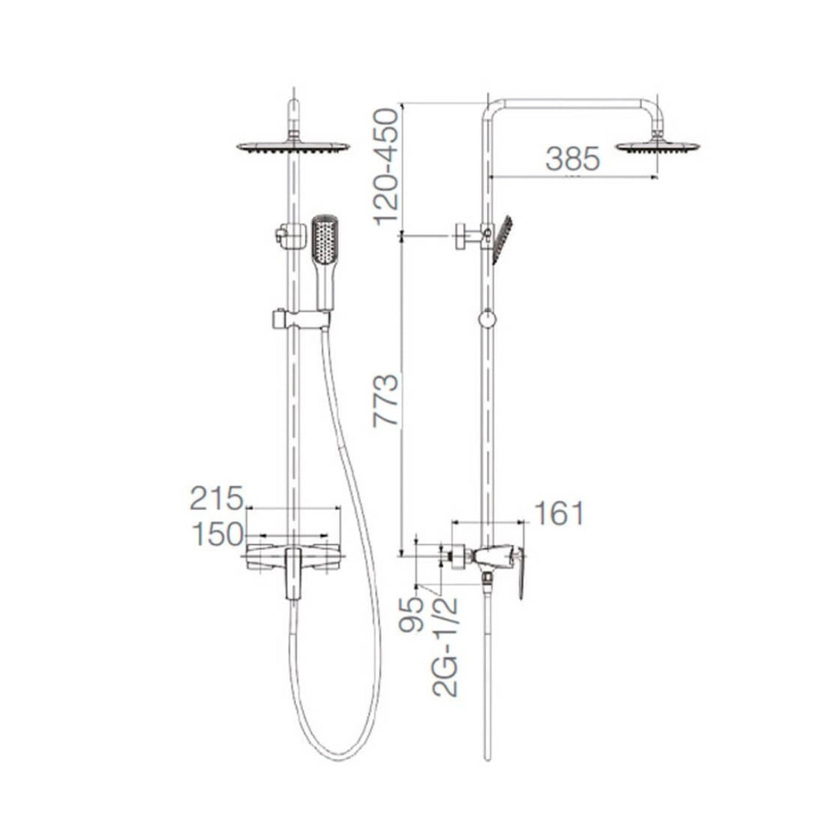 Columna ducha Escocia