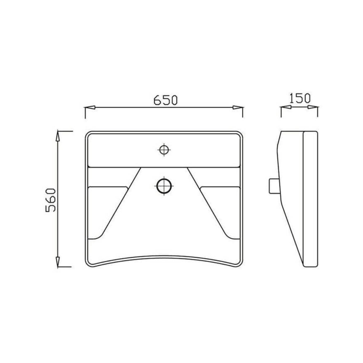 Conjunto Lavabo PMR ergonómico