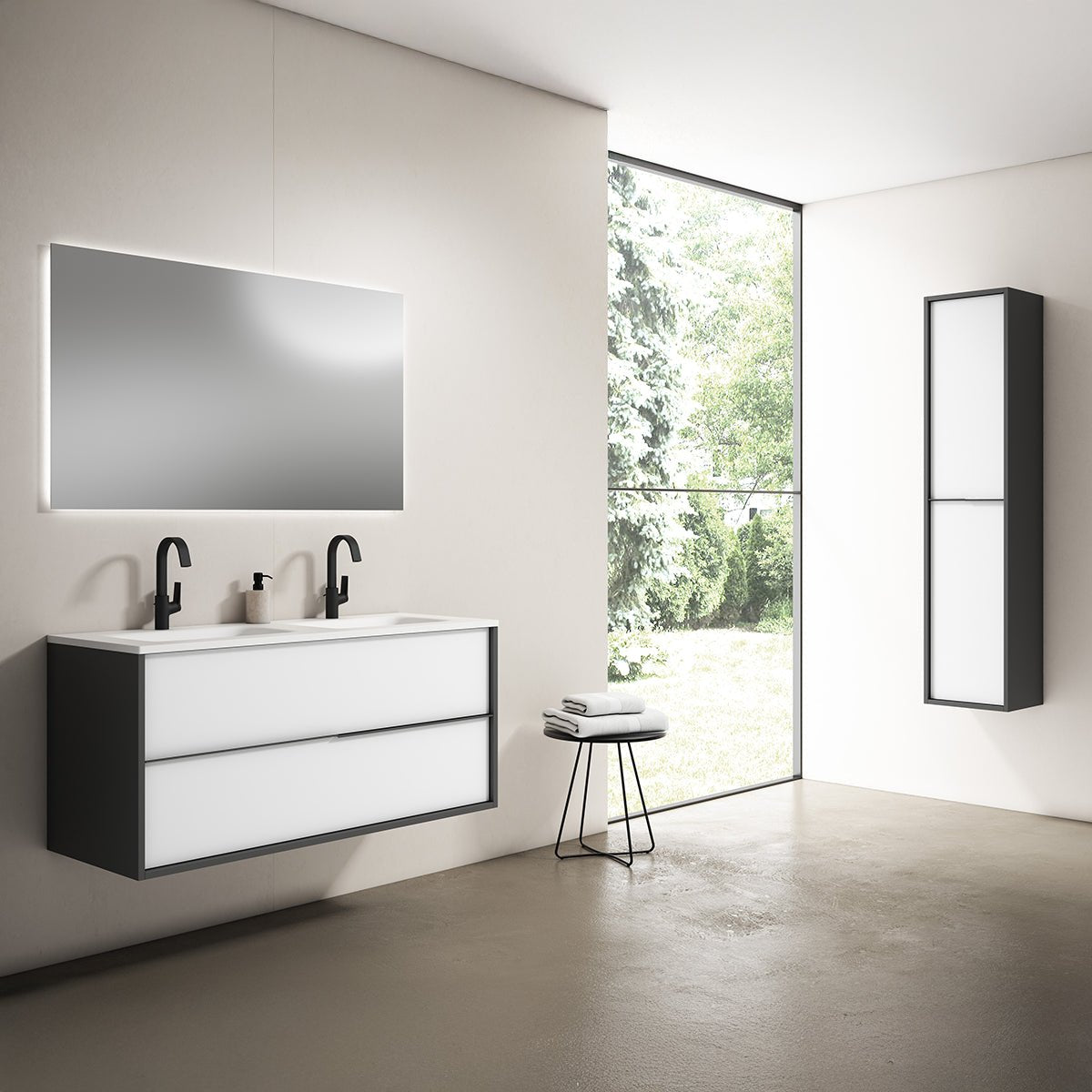 Conjunto mueble baño suspendido Doly - Thebath
