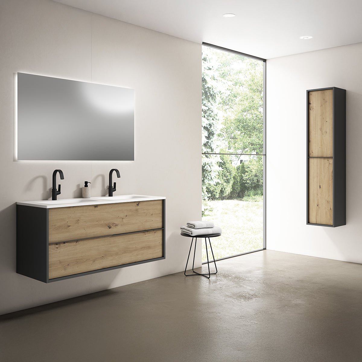 Conjunto mueble baño suspendido Doly - Thebath