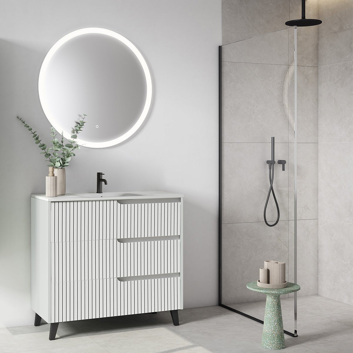 Conjunto mueble lavabo Ezio - Thebath