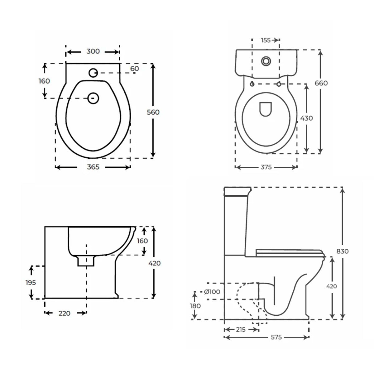 Pack de sanita e bidé antiga Olimpia