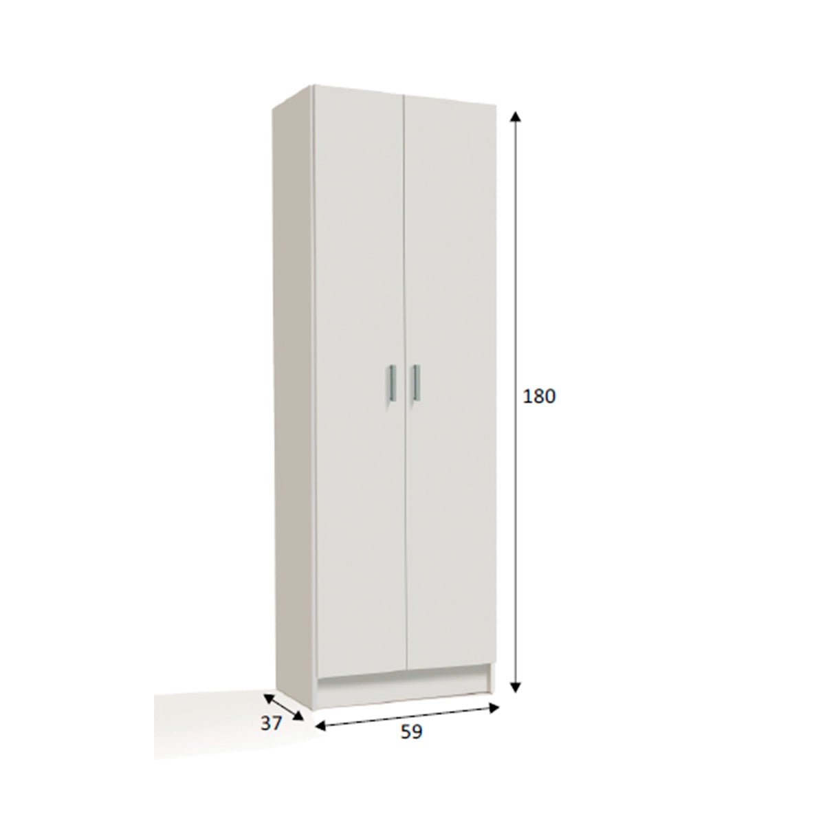 Armario multiusos 2 puertas Use - Thebath