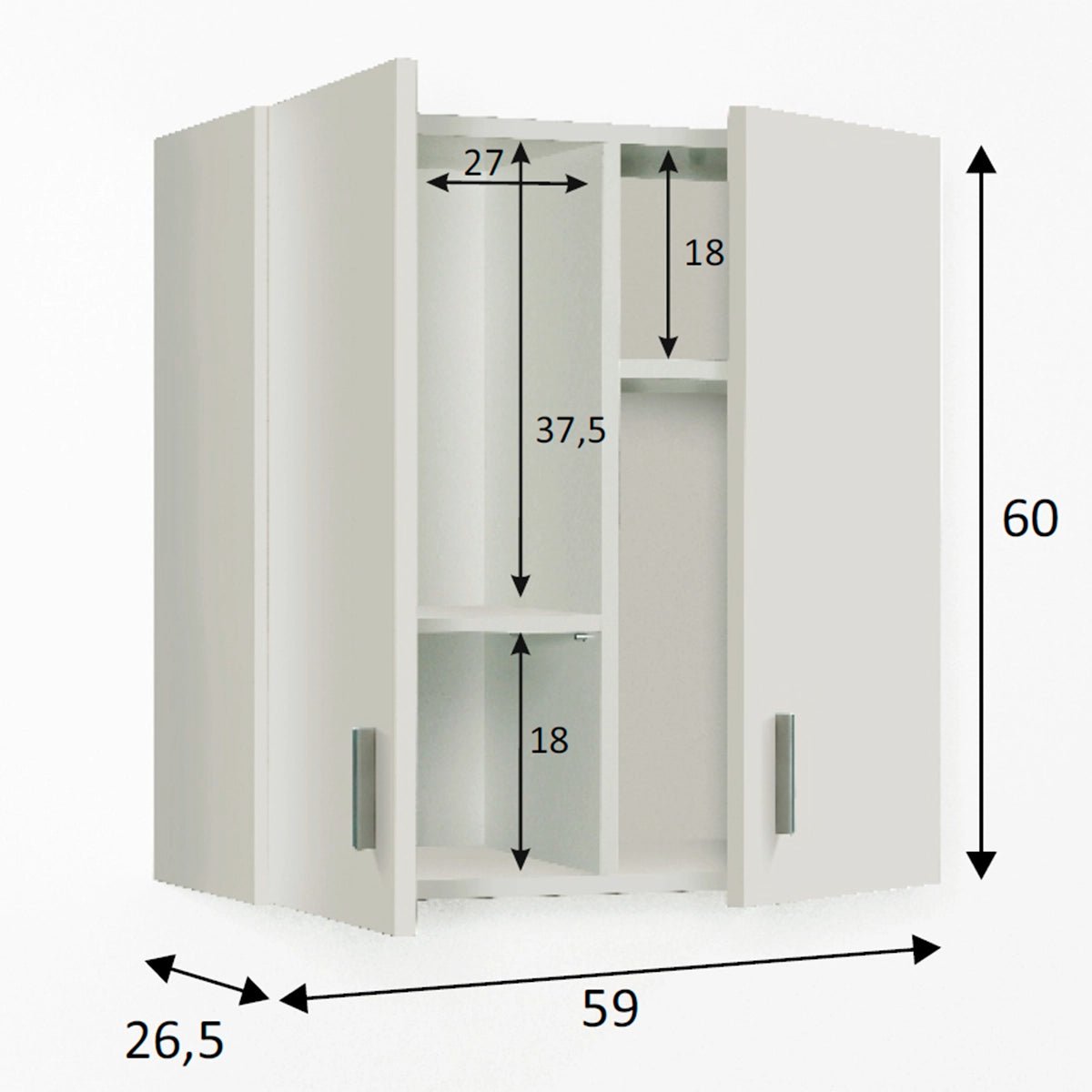 Armario pared multiusos Use - Thebath
