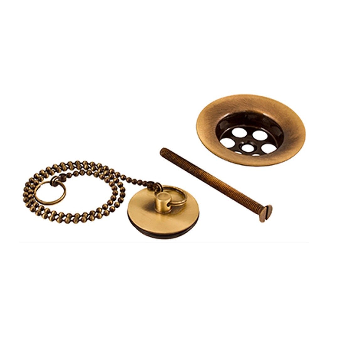 Desagüe lavabo de plástico bronce