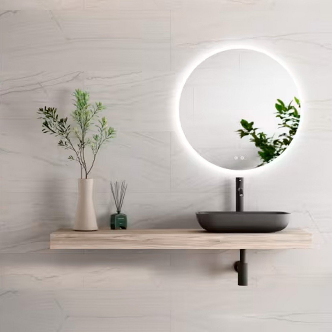 Encimera de fondo reducido 40 cm Flow