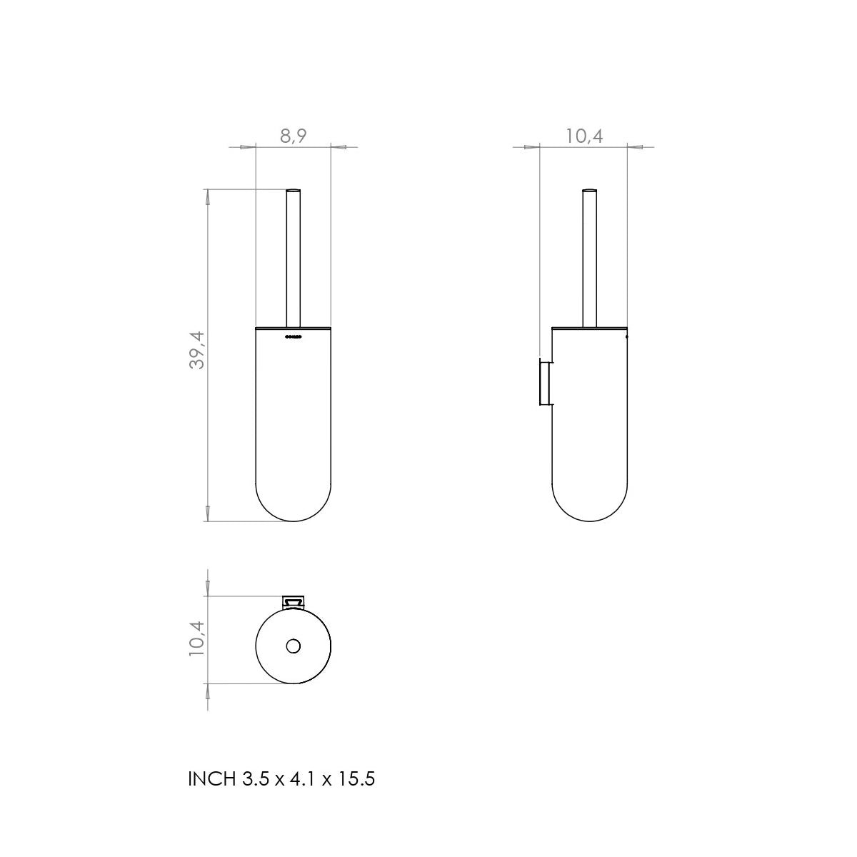 Escobillero pared Geyser - Thebath