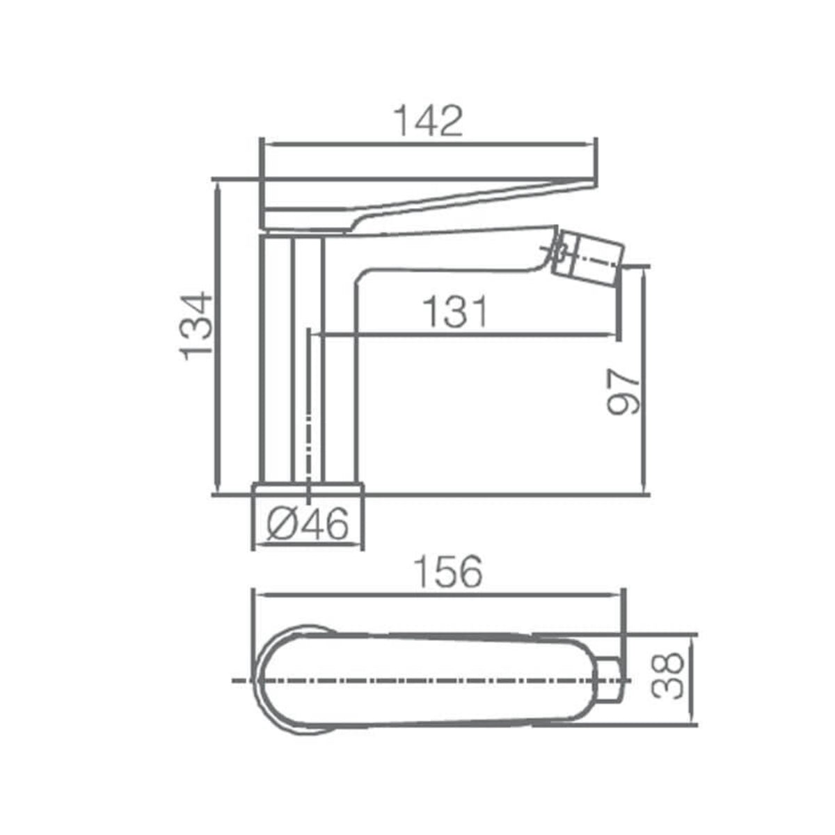 Grifería negra monomando Dinamarca