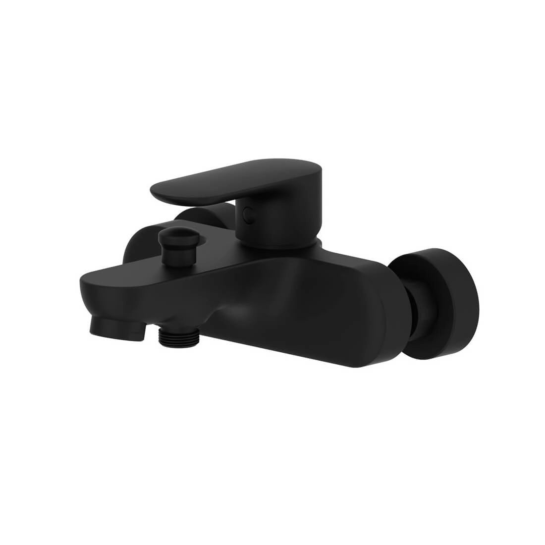 Grifo bañera ducha negro Alsacia