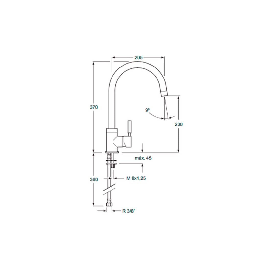 Grifo Cocina Madrid Palos