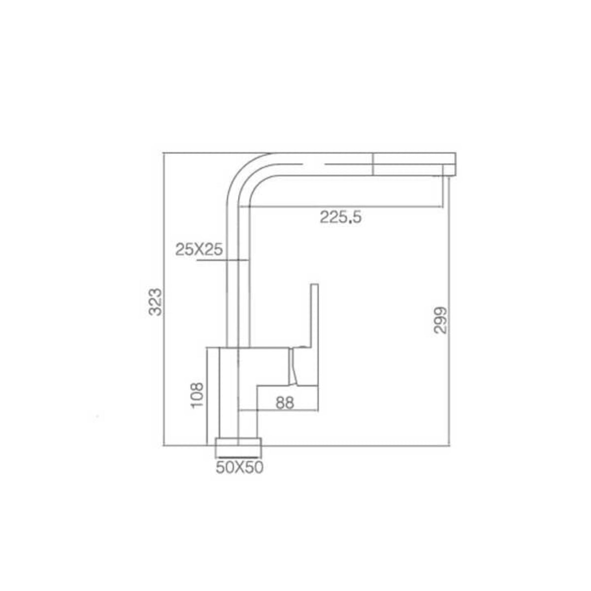 Grifo de cocina Minimalista