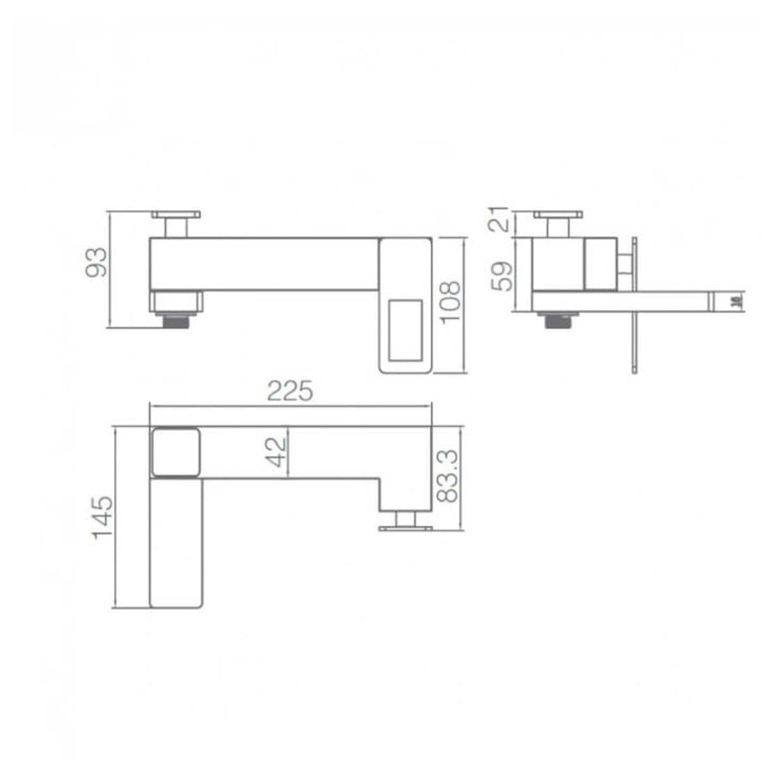 Grifo monomando baño/ducha Suecia