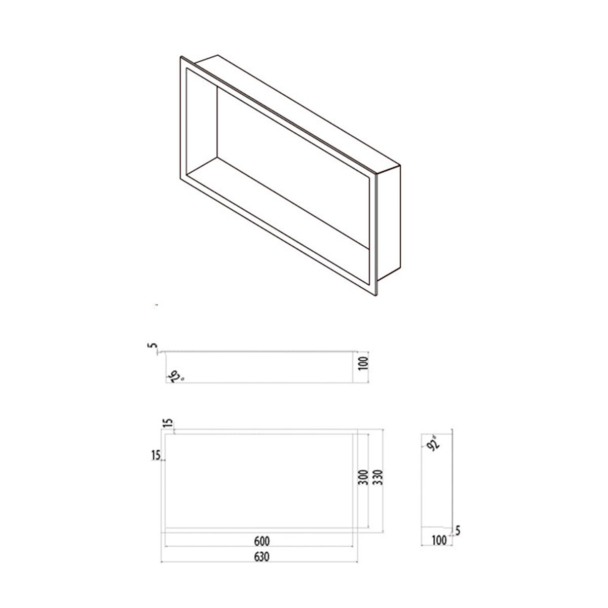 Hornacina ducha Pacific - Thebath
