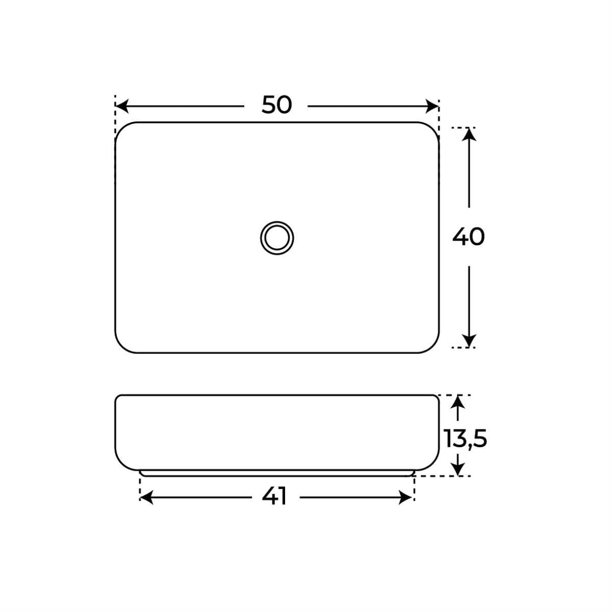 Lavabo blanco Alina - Thebath