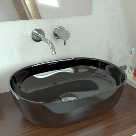 Lavabo sobre encimera Yaco Black