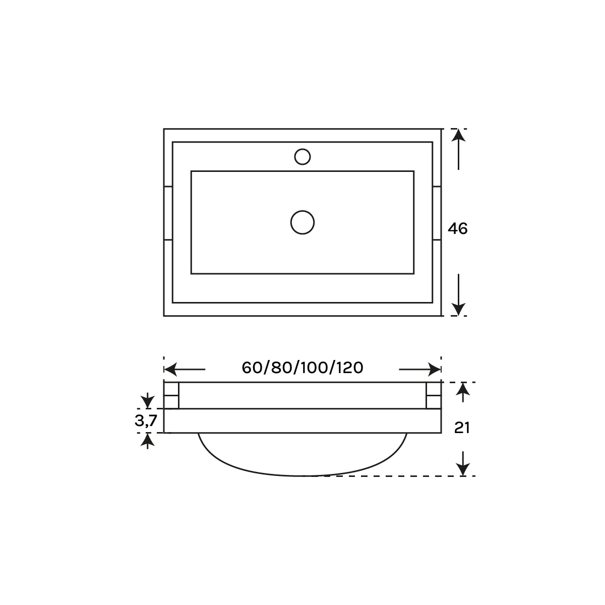 Lavabo clásico Marla - Thebath