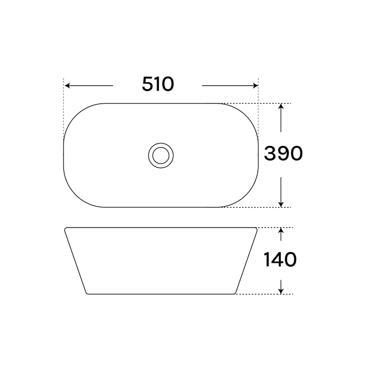 Lavatório de bancada pedra Oriol