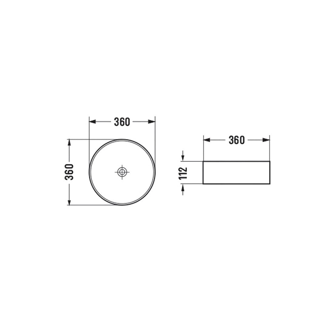 Lavabo de cristal para baño