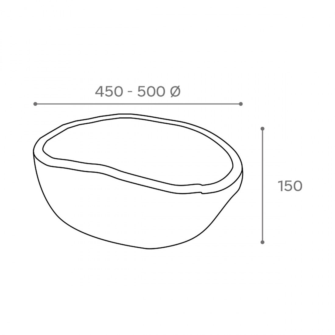 Lavabo de piedra de rio Akutan