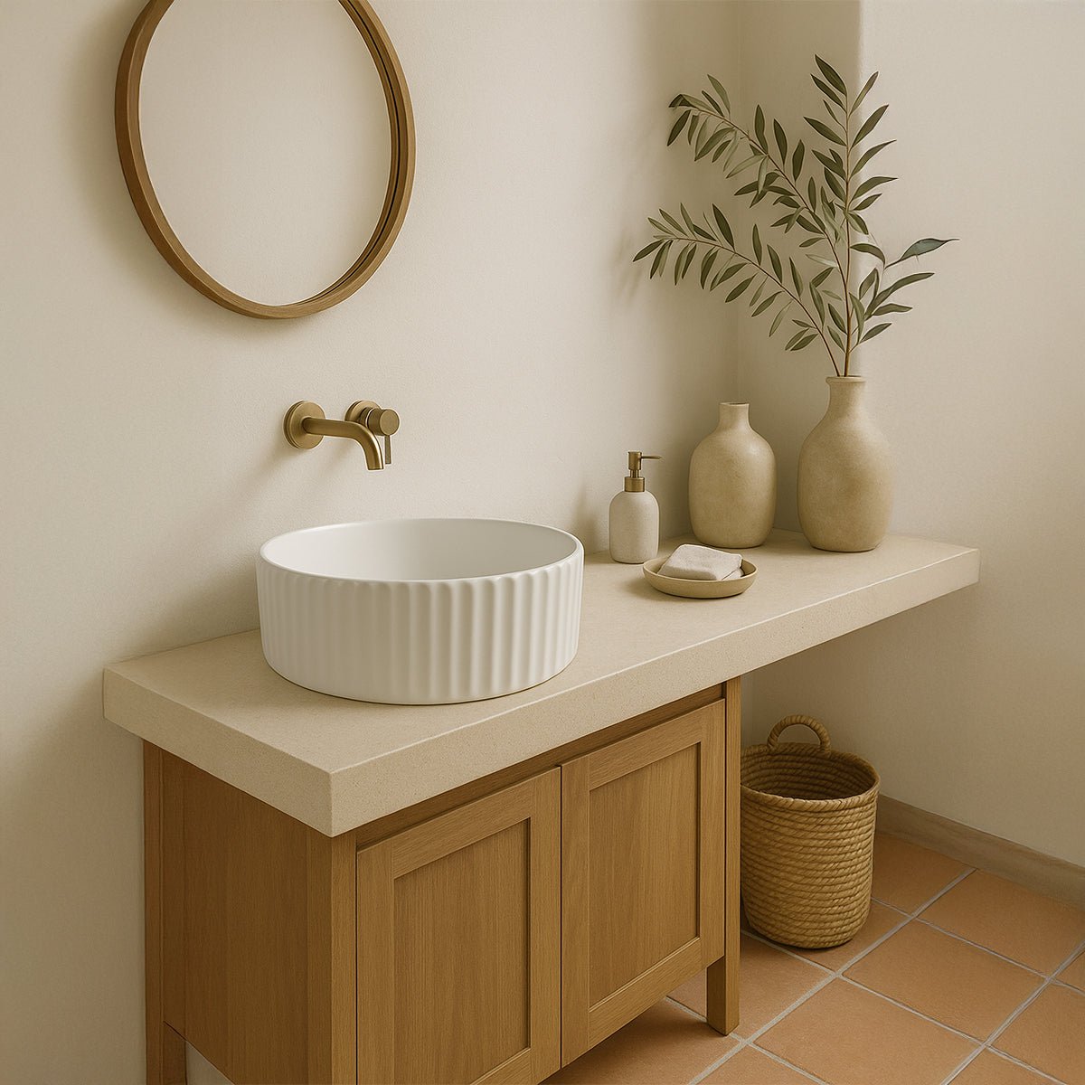 Lavabo decorativo brillo Iria - Thebath