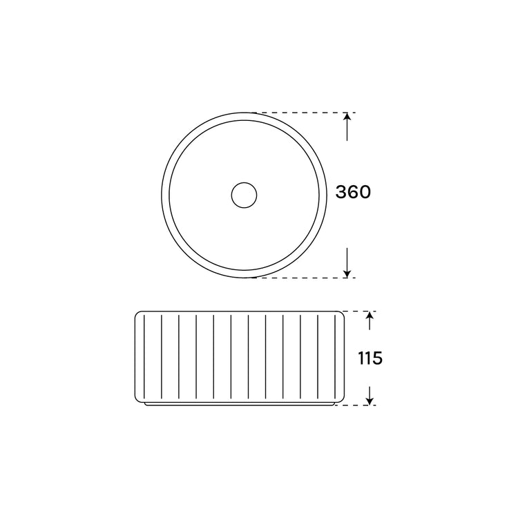 Lavatório decorativo brilho Iria