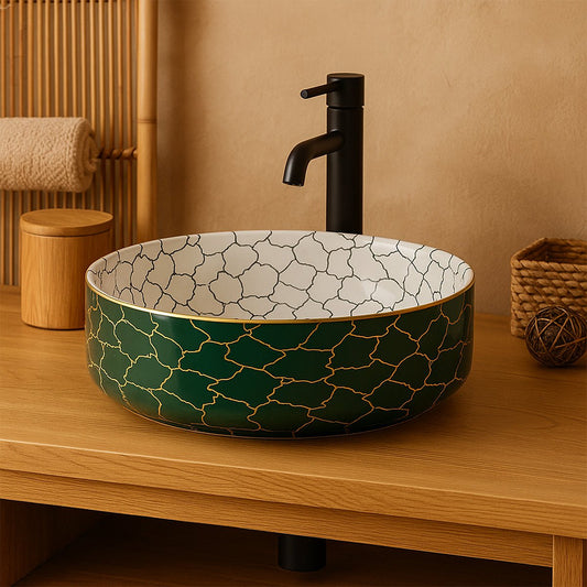Lavabo redondo sobre encimera Aura - Thebath