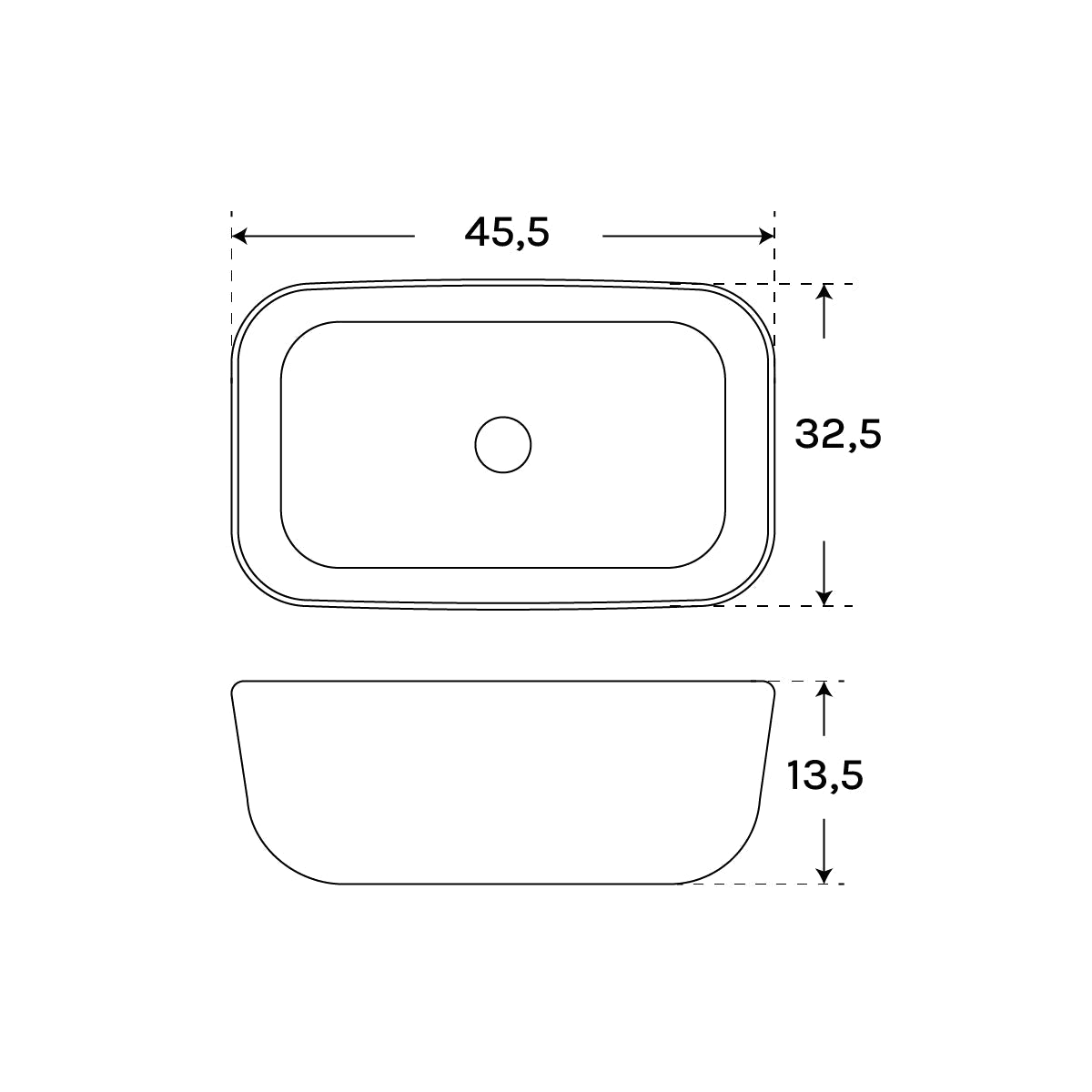 Lavabo sobre encimera Marmolado - Thebath