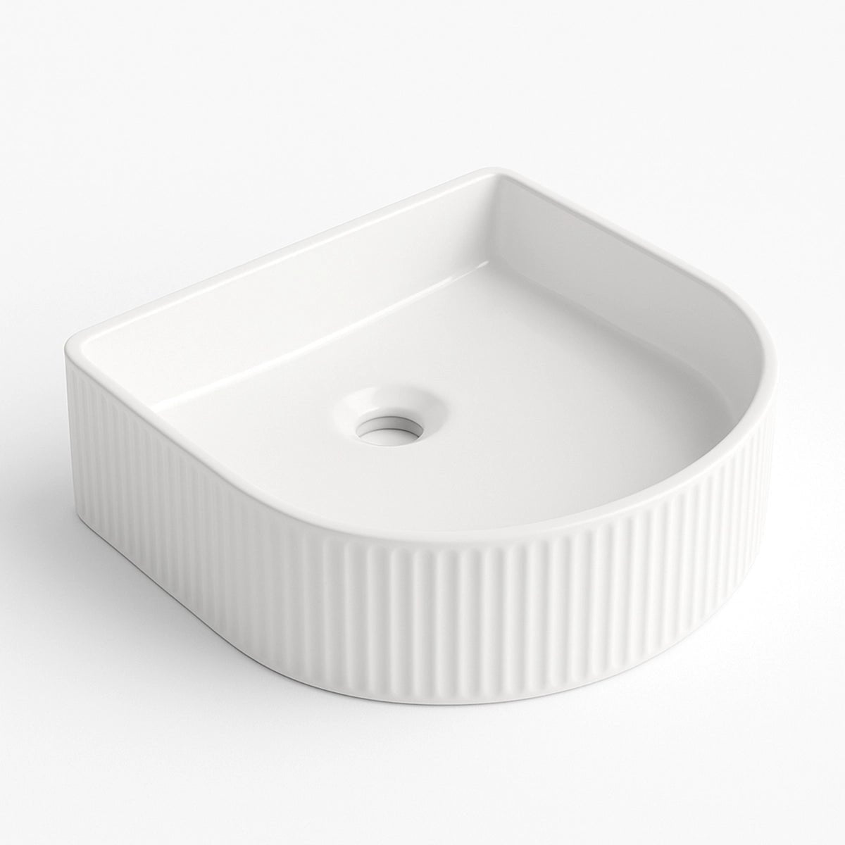 Lavabo sobrencimera semicircular Kona - Thebath