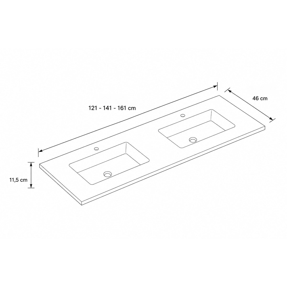 Lavabo surface Ambar - The Bath