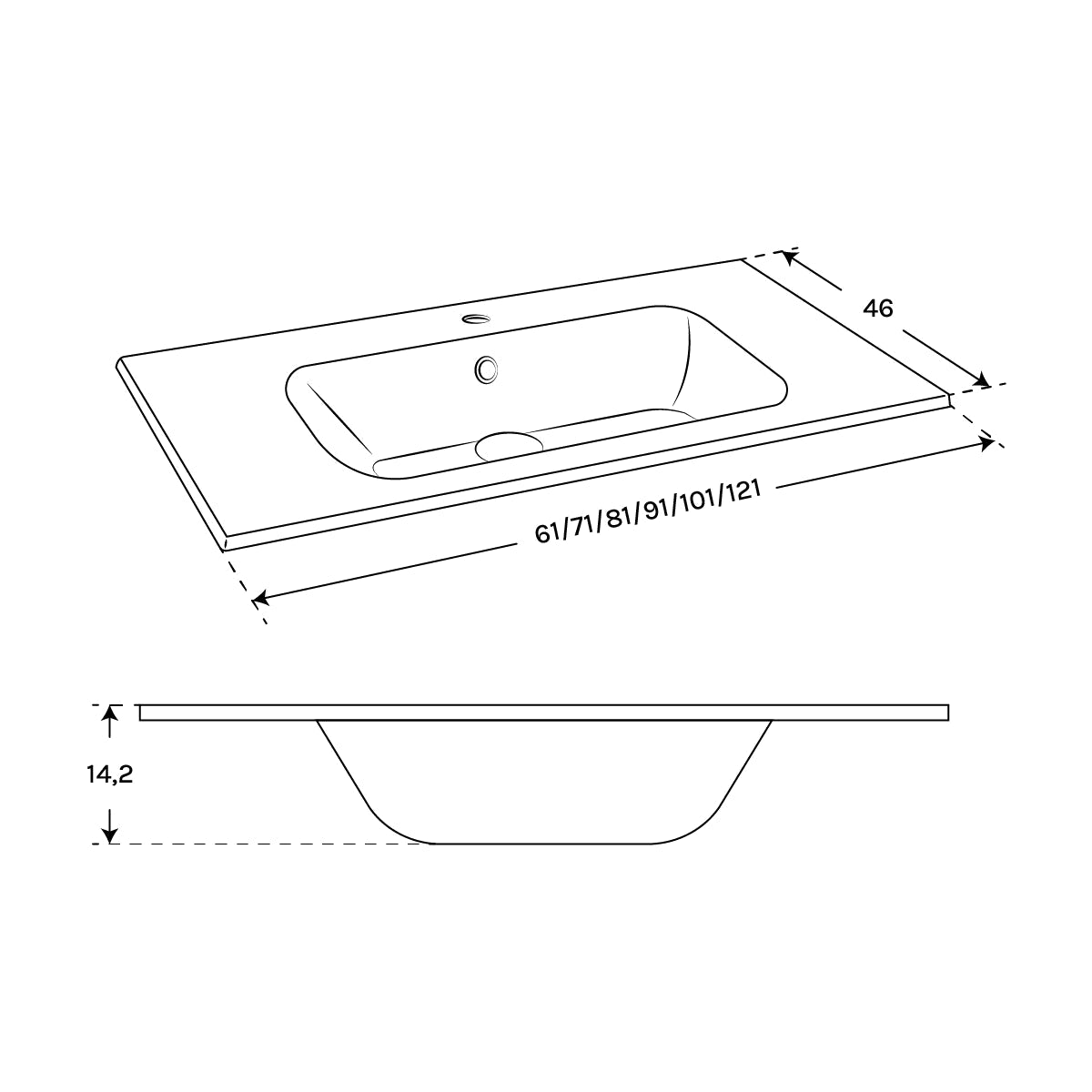 Lavamanos de resina Hera - The Bath