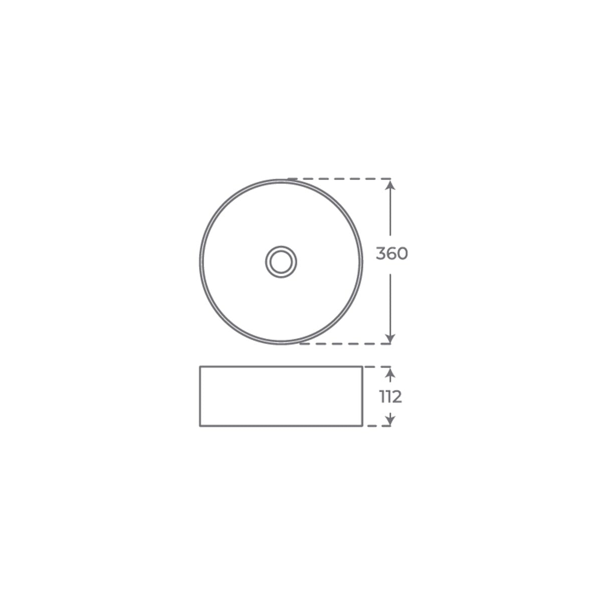 Lavamanos elegante Golden - Thebath