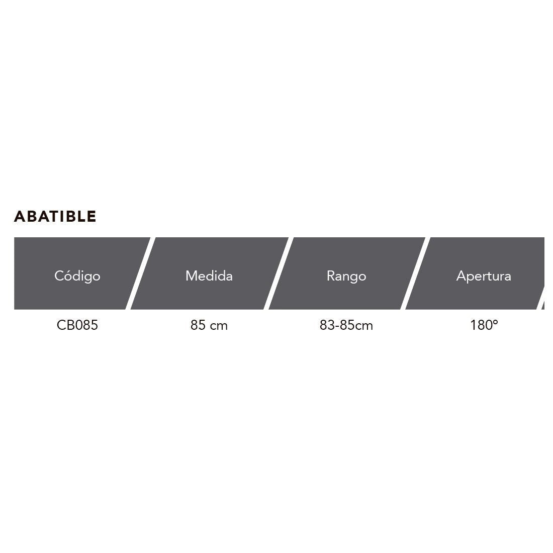 Mampara abatible bañera Arrecife