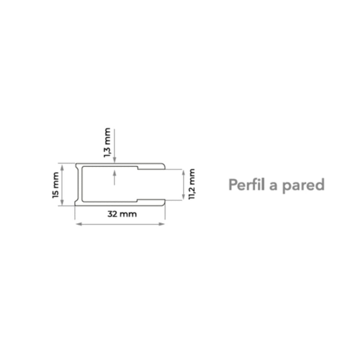 Mampara de baño fija Arizona Negra - Thebath