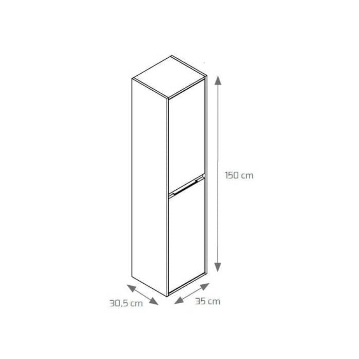 Mueble auxiliar baño Terra