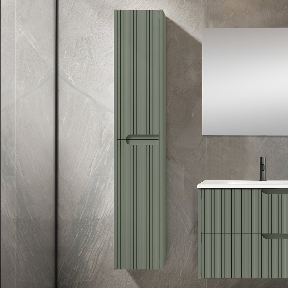 Mueble auxiliar suspendido baño Ezio - Thebath