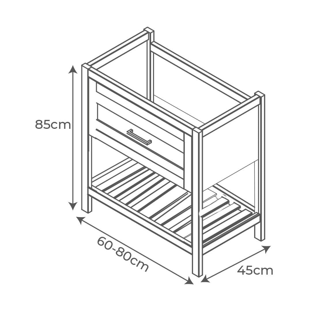 Mueble baño antiguo Aran Urban